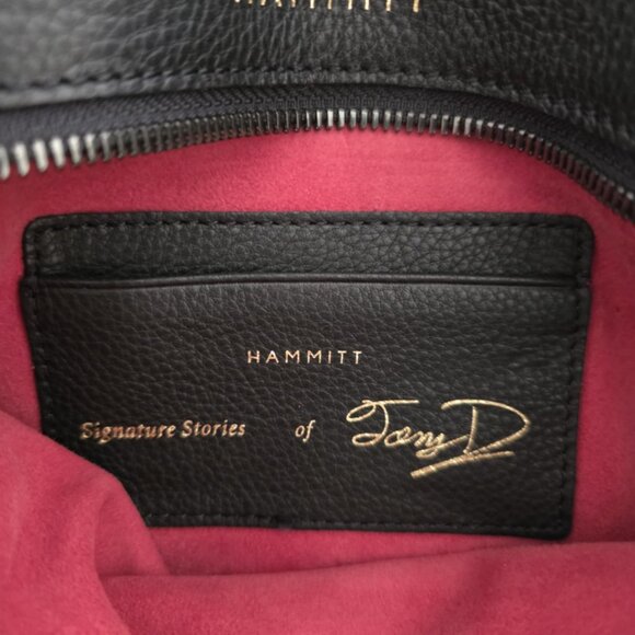 Rare Find - Hammitt Tony Signature Medium Black & Gunmetal Crossbody Bag NWT - Picture 2 of 9